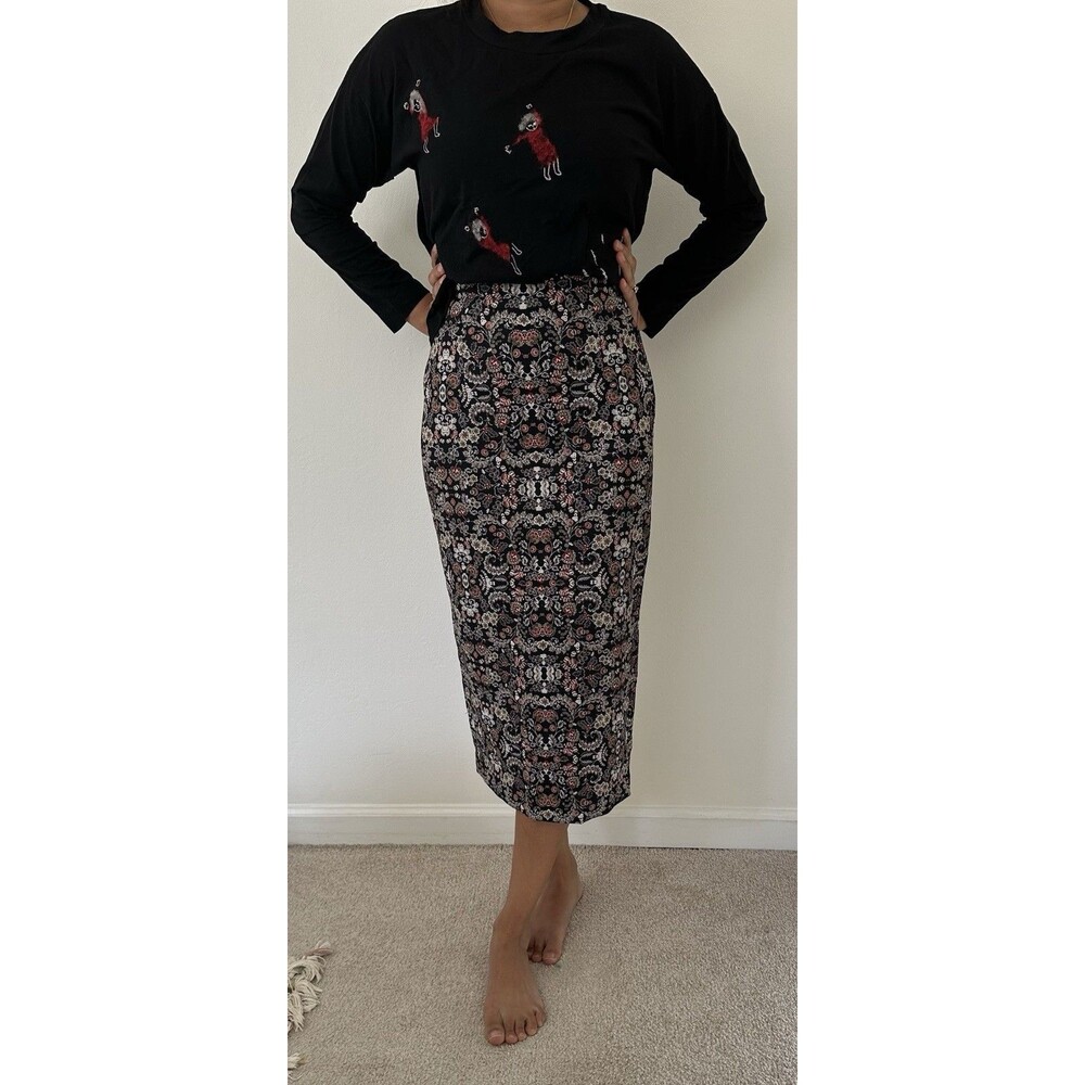 Zara Women XS Midi Skirt Made In Morocco